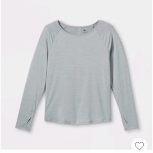 All in Motion Heather gray moisture wicking athletic shirt